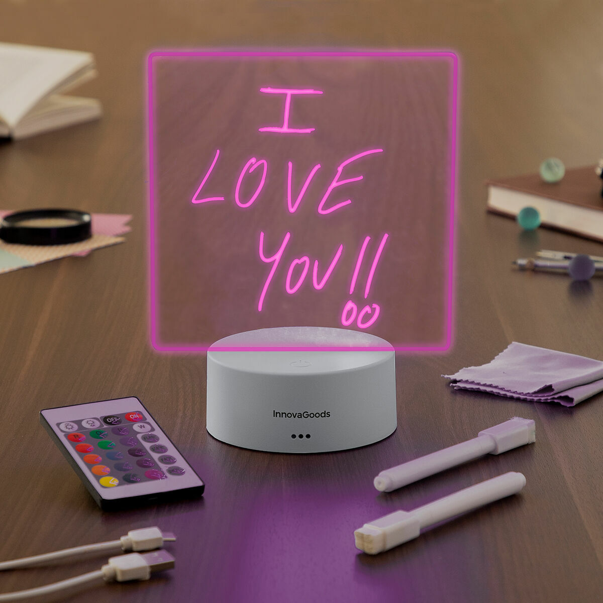 LED-tavla för anteckningar och meddelanden