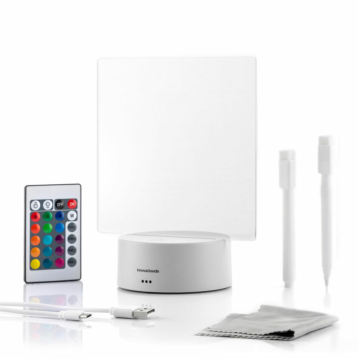 LED-tavla för anteckningar och meddelanden