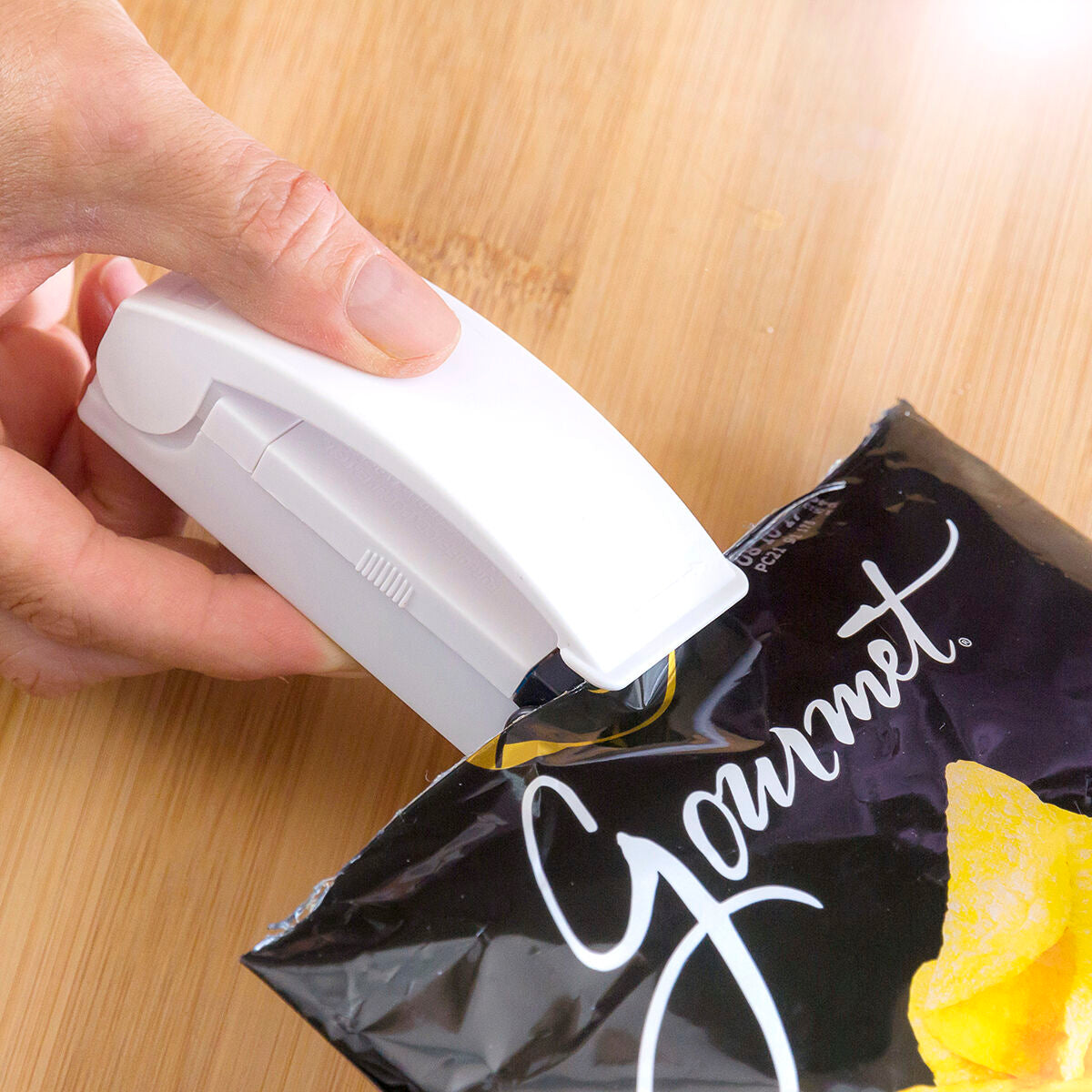 Återförseglare för plastpåsar