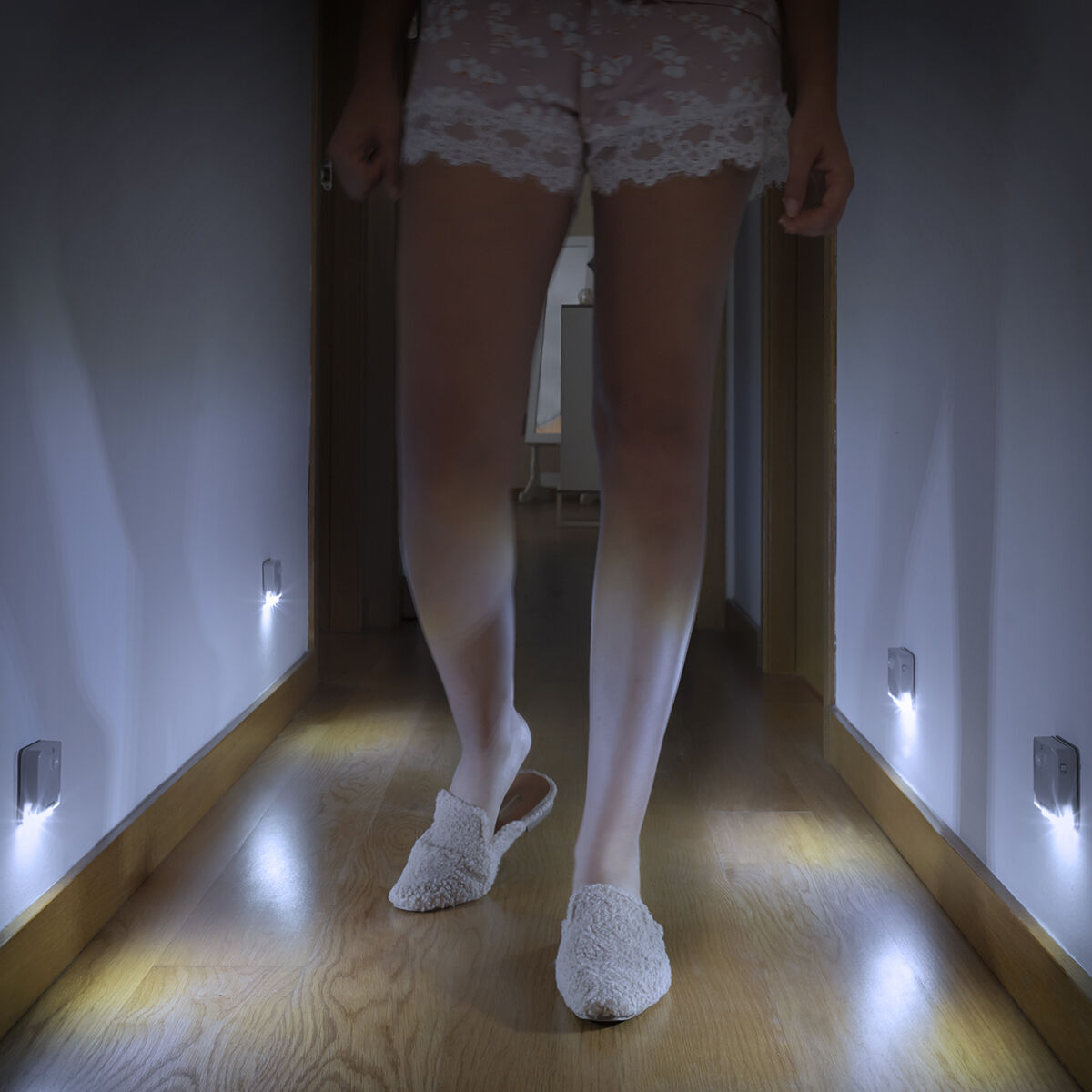 LED-lampa med rörelsesensor – batteridriven belysning