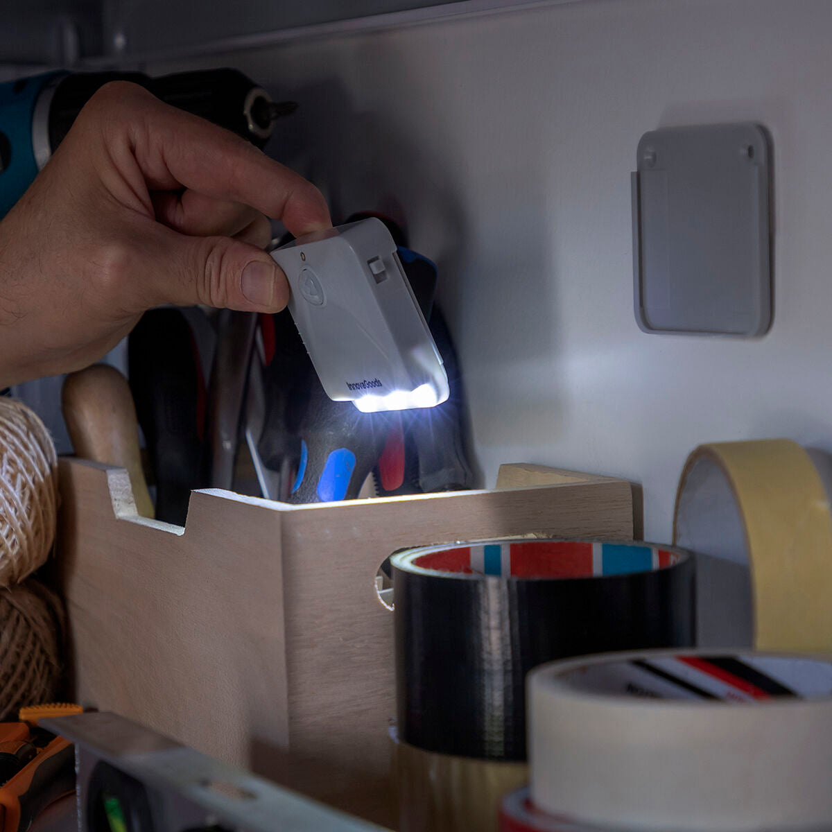 LED-lampa med rörelsesensor – batteridriven belysning