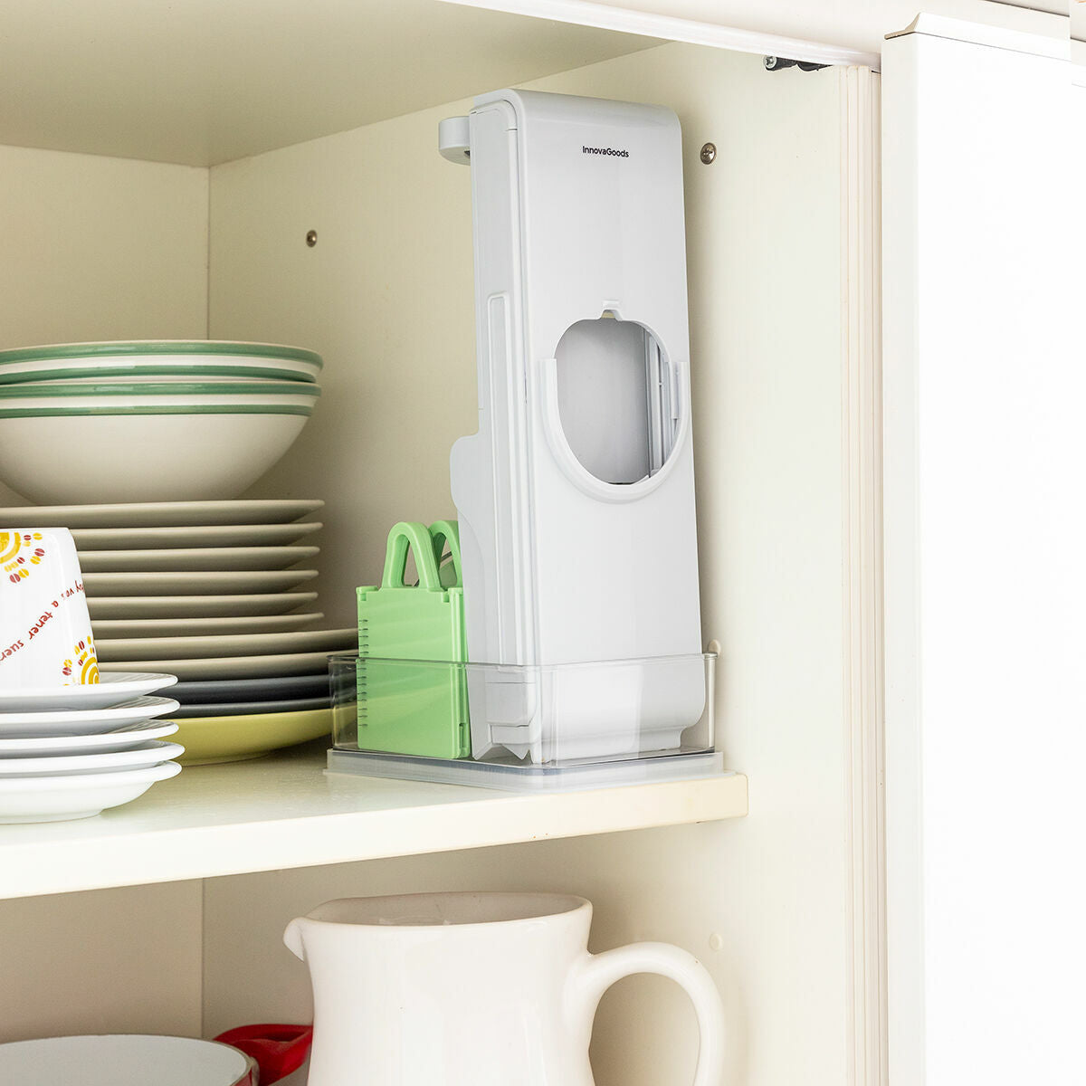 5-i-1 hopfällbar mandolin för grönsaker