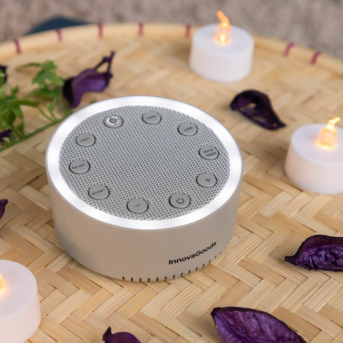 Sov bättre med white noise högtalare