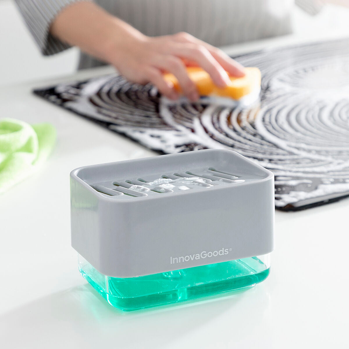 Diskmedelspump med smart tömning