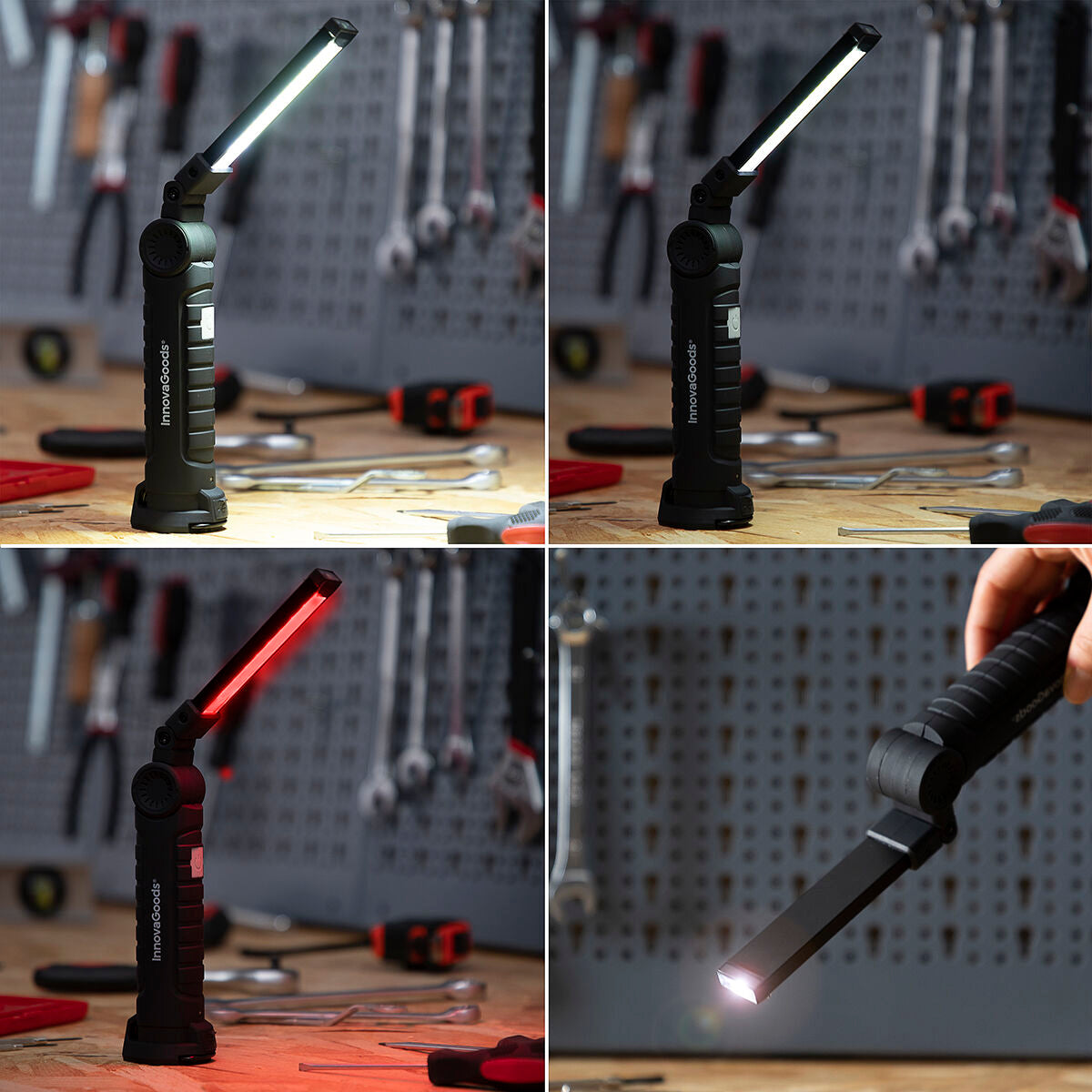 Ficklampa för nödsituation och verkstad